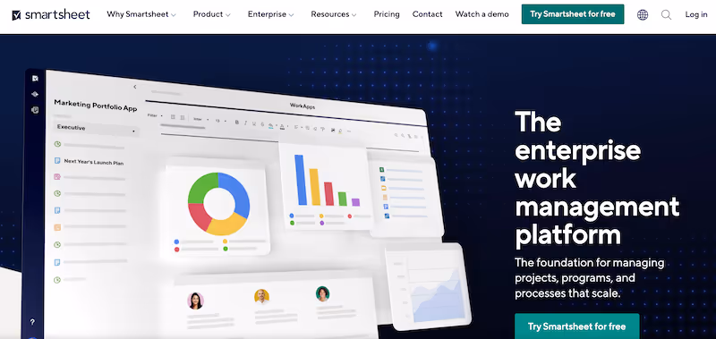 Smartsheet - AI tools for project management