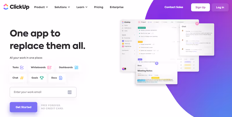 ClickUp - AI tools for project management