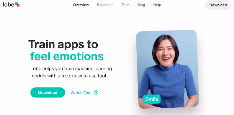 Lobe - no-code AI tools