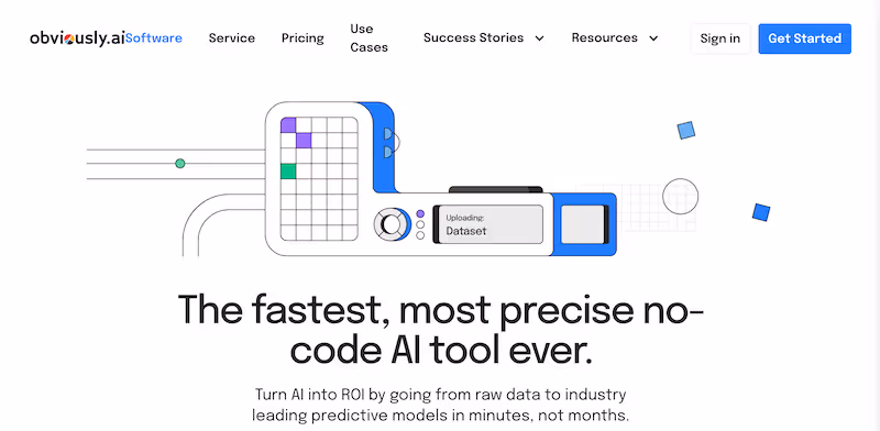 Obviously AI - no-code AI tools