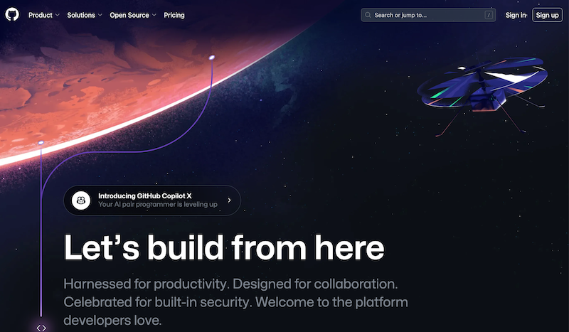 GitHub Home Page