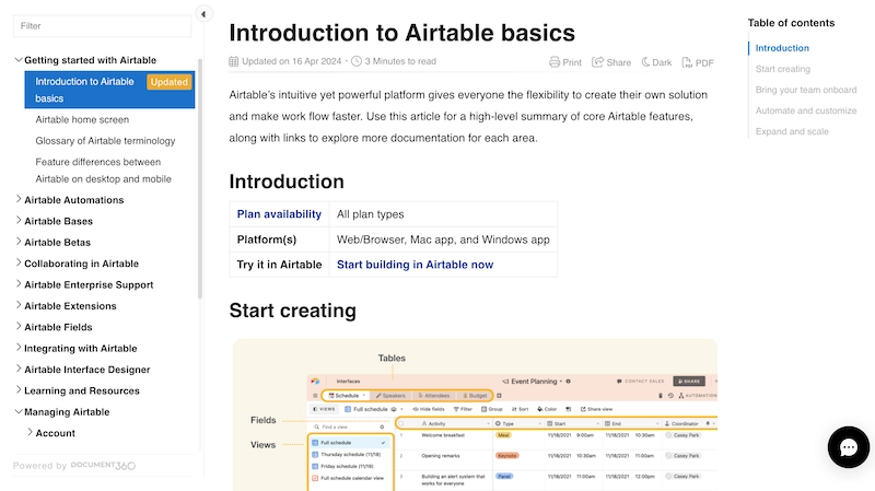 Airtable user manual - introduction to Airtable basics what is a user manual