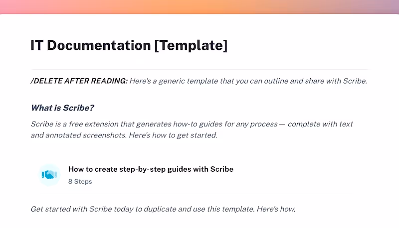 Scribe
