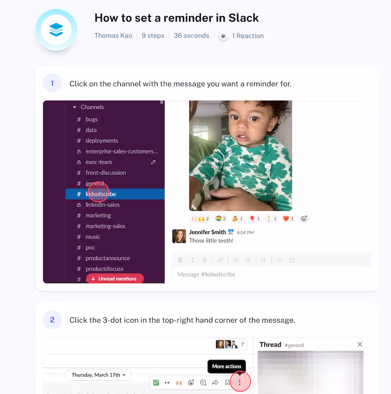 An example of visual communication
