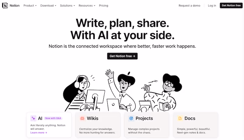 Notion - knowledge sharing systems