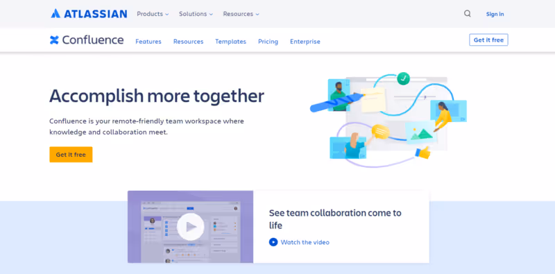 Confluence - Technical documentation tools