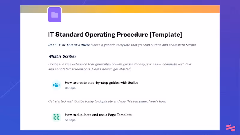 Free IT SOP template: Policy and Procedure Templates