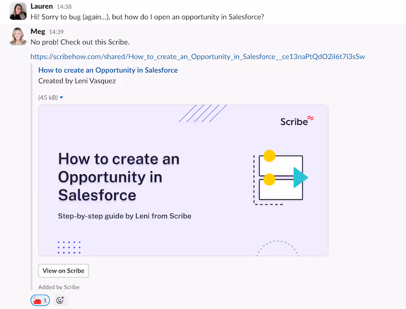 Answer questions quickly with a how-to guide