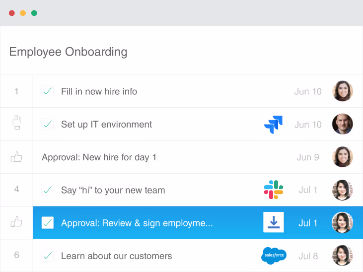 Process Street Checklist and Standard Operating Procedure Software