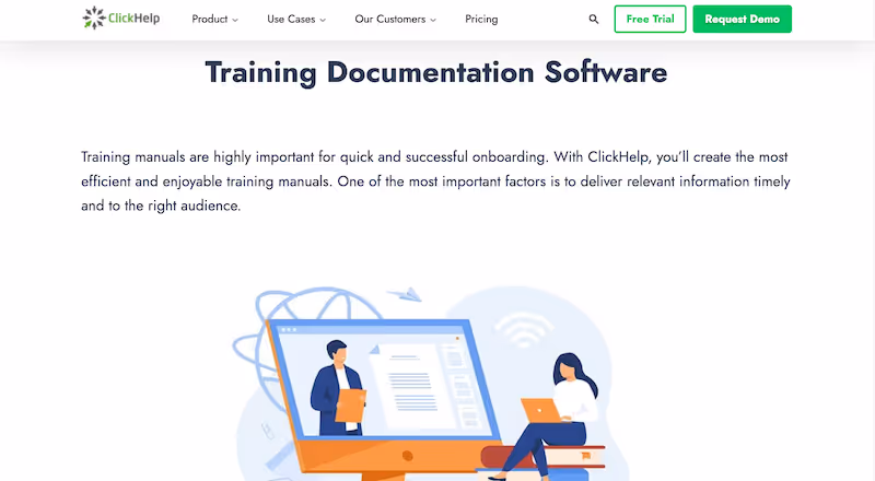 ClickHelp- training manual software