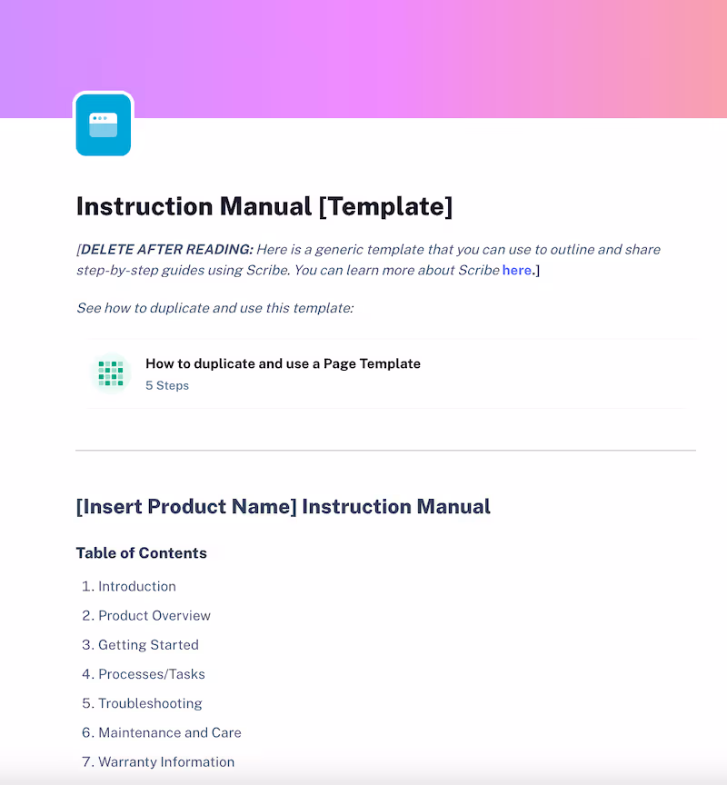 Use Scribe