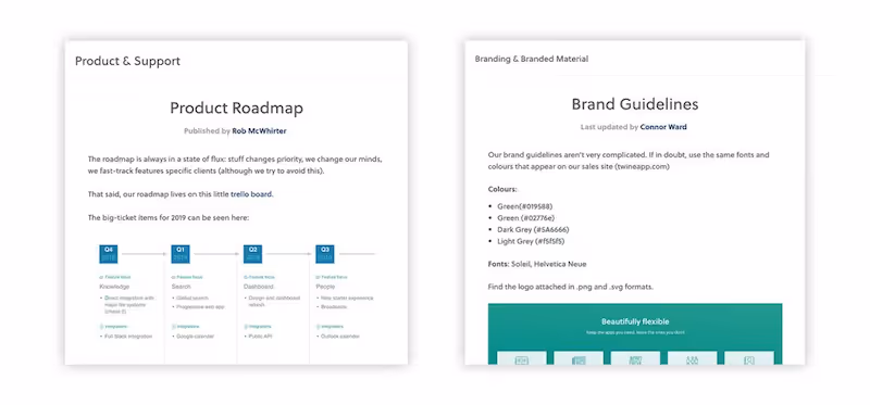 Twine - internal knowledge base