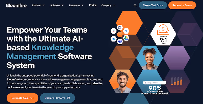 Bloomfire - internal knowledge base