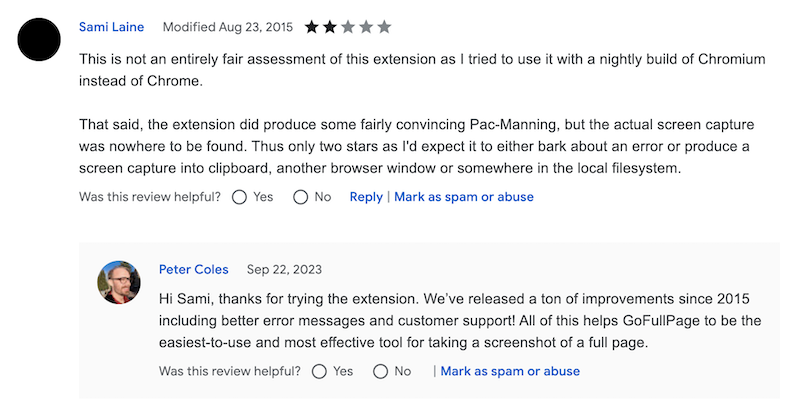 screen capture chrome extension reviews from users