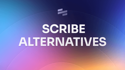 The best Scribe alternatives for process documentation in 2026
