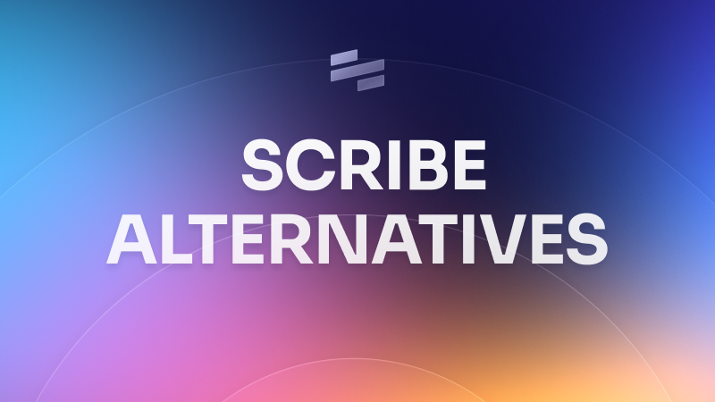 The best Scribe alternatives for process documentation in 2026