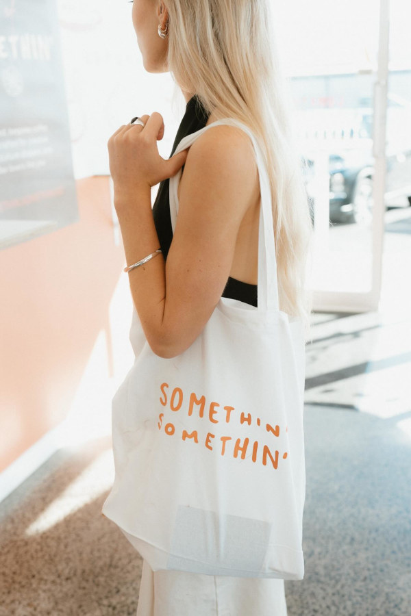 Somethin Somethin tote