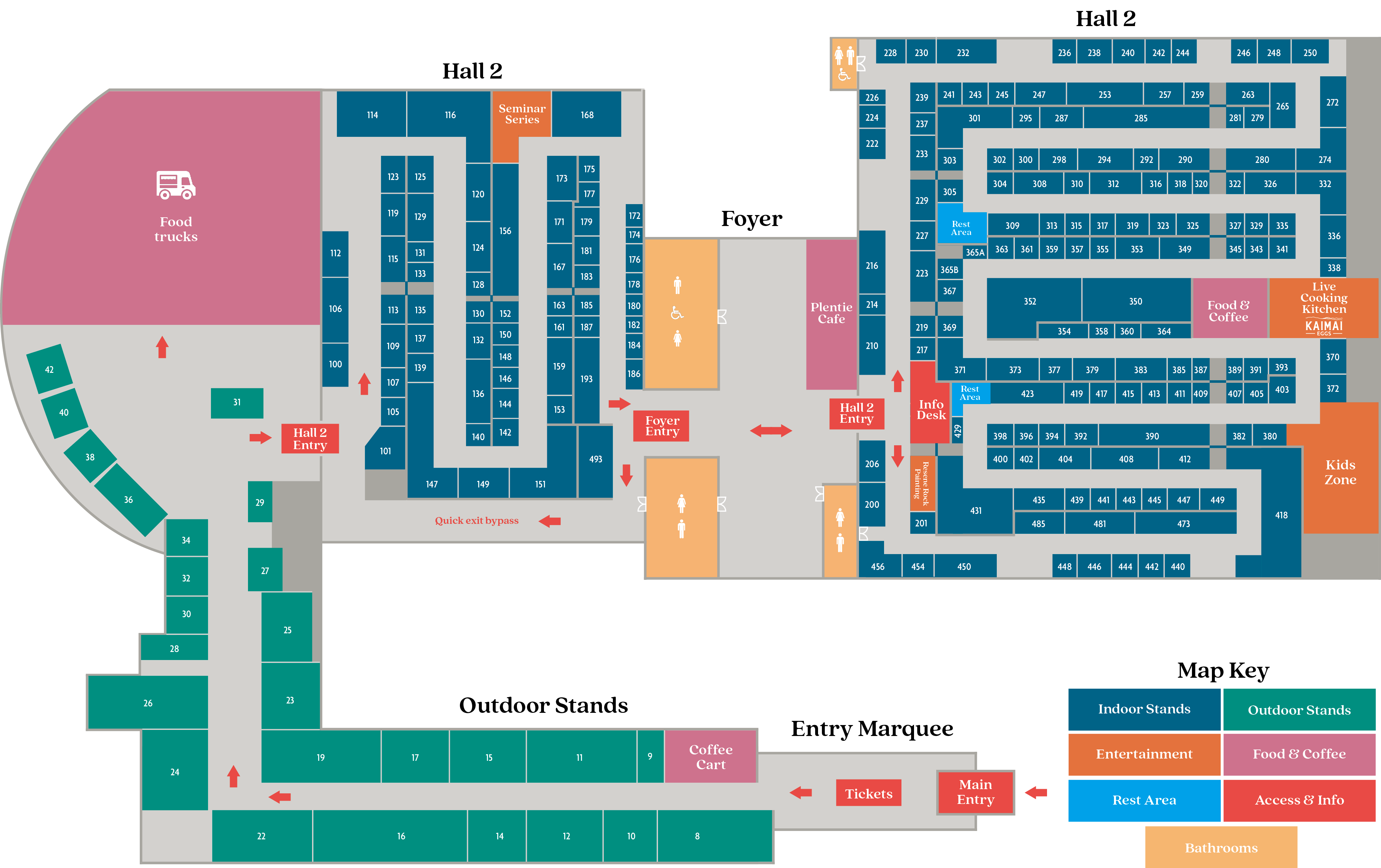Tauranga Home Show floor plan map