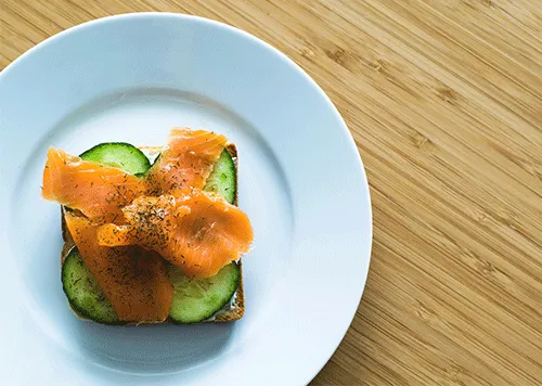 How much protein is in salmon?