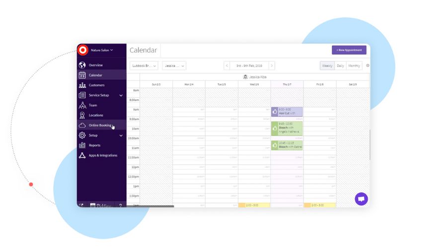 Picktime appointment scheduling software
