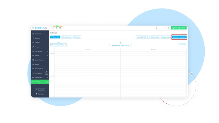 SimplyBook.me appointment scheduling software