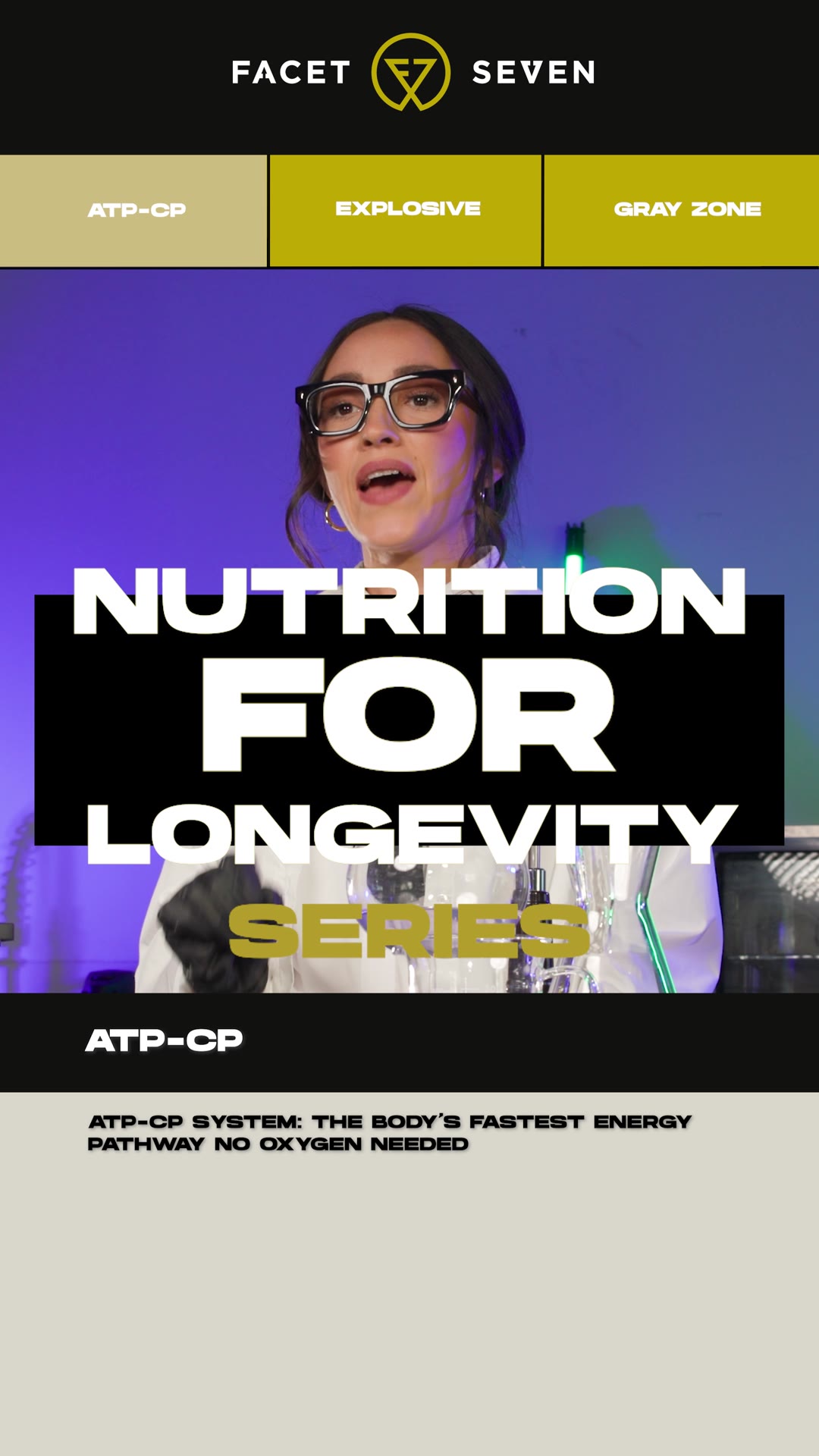 La Professora, Nutrition for Longevity Chapter 2