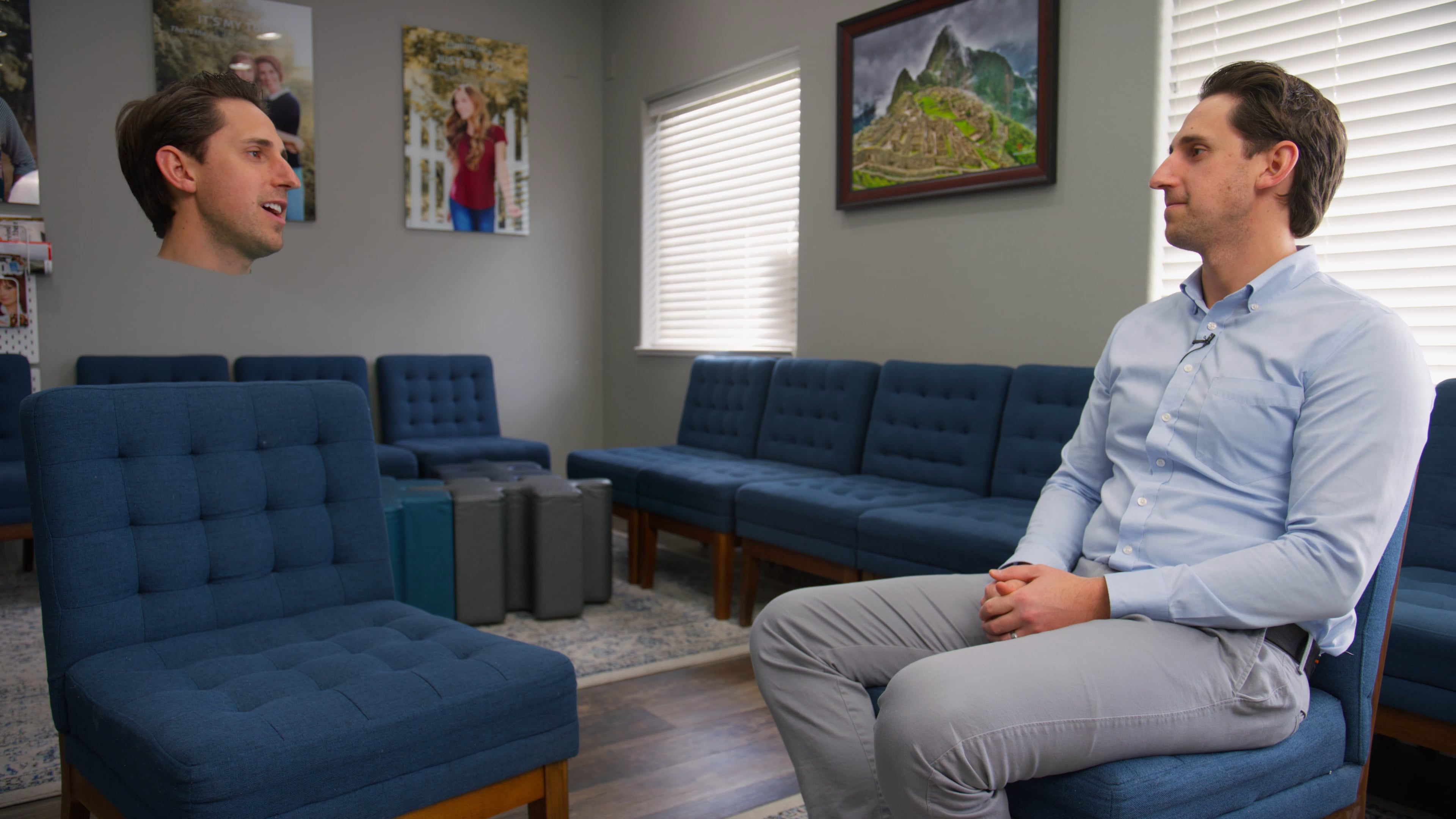 In Part 2 of The Almost Invisible Man series, Dr. Taylor Brown sits down with a very special guest—who may or may not look exactly like him—for a quick but revealing interview about Invisalign treatment at Idaho Orthodontics. The Almost Invisible Man shares how Invisalign helped transform his complex smile, proving that even tough cases can be made simple with a custom treatment plan. He also weighs in on a key question: is Invisalign more invisible than he is? Learn more about Invisalign: https://www.idortho.com/invisalign