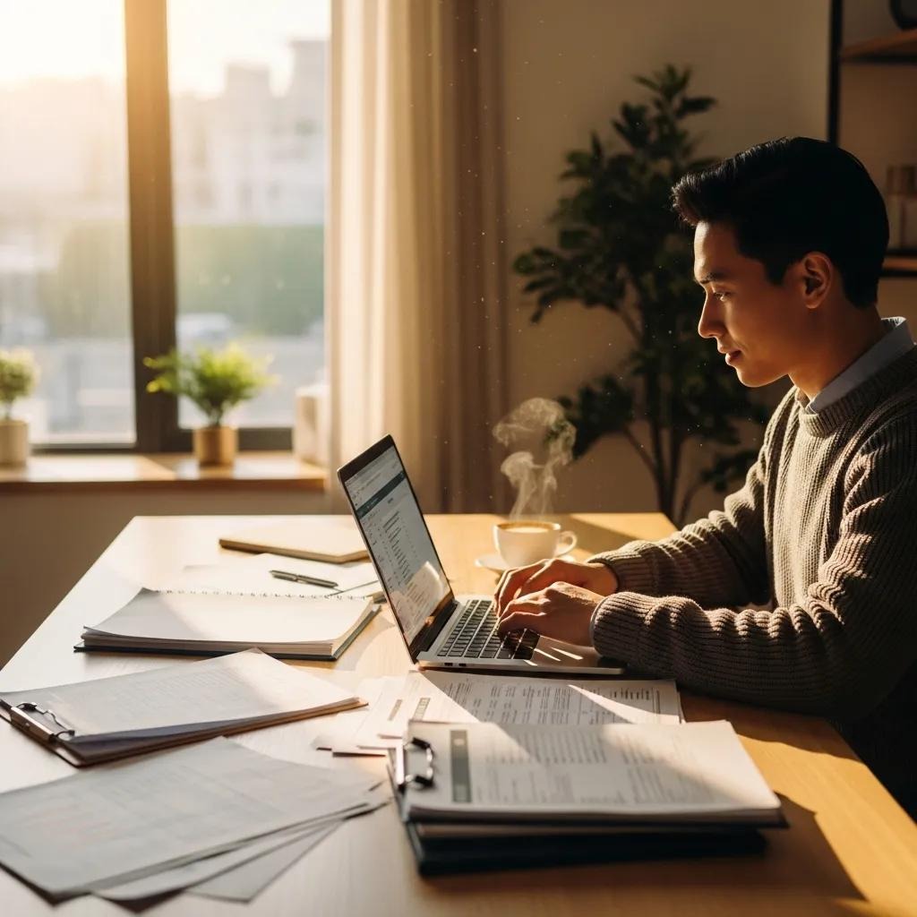 International entrepreneur reviewing U.S. corporation tax guidance