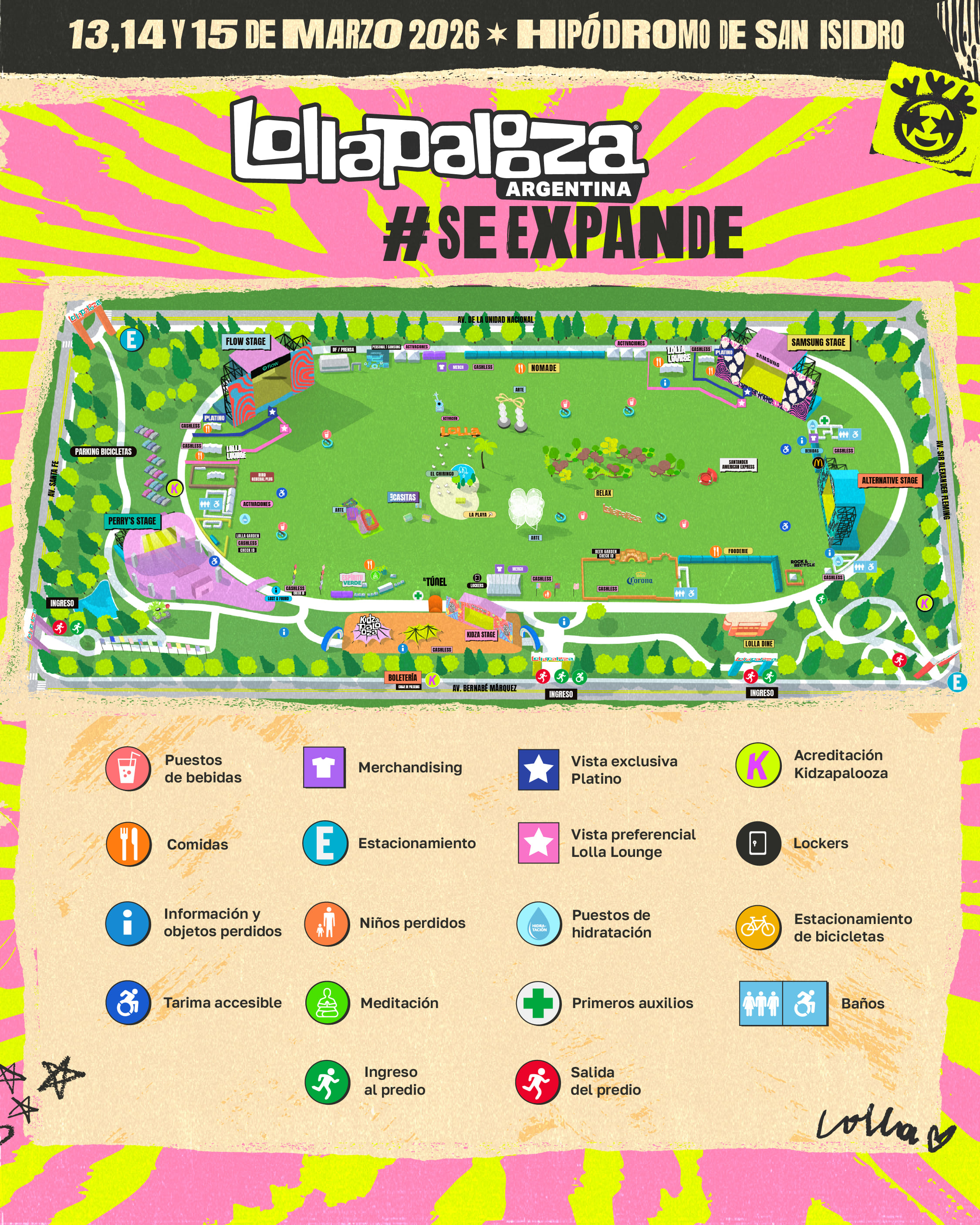 LOLLAPALOOZA SIDESHOWS