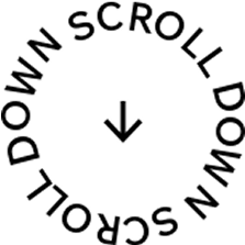 Scroll down circle arrow graphic