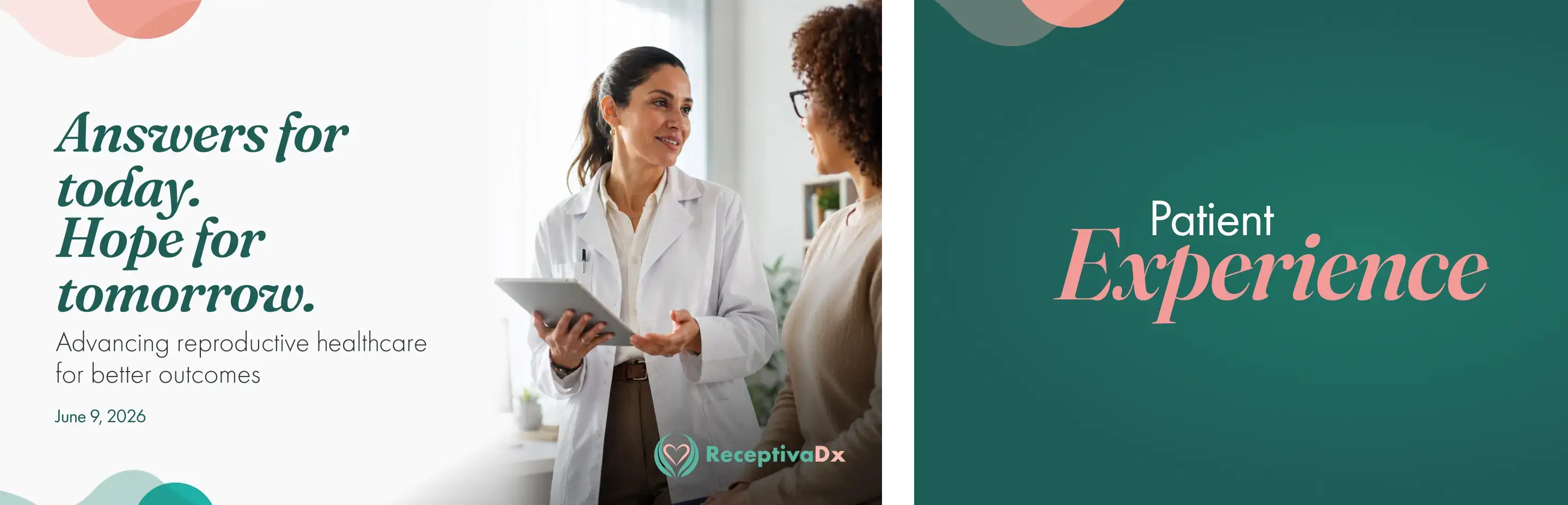 ReceptivaDx consumer presentation slide cover and divider