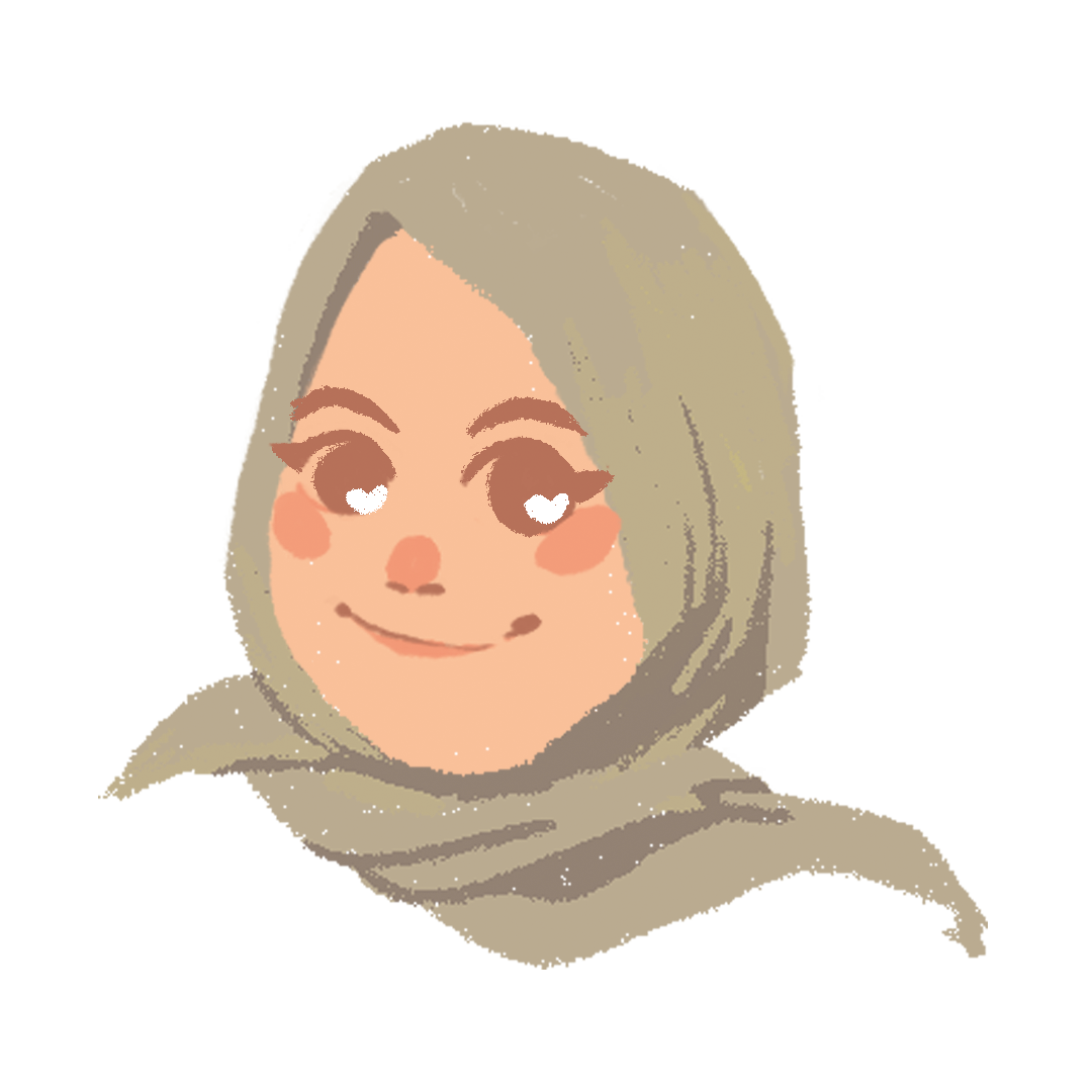 a picture of myself in drawing version