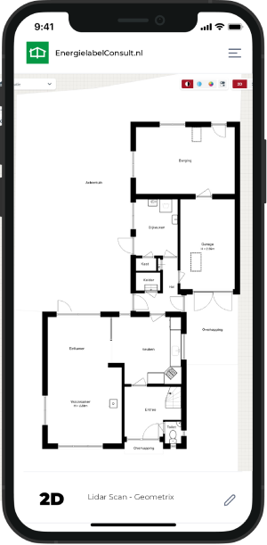 iPhone 2D Lidar scan