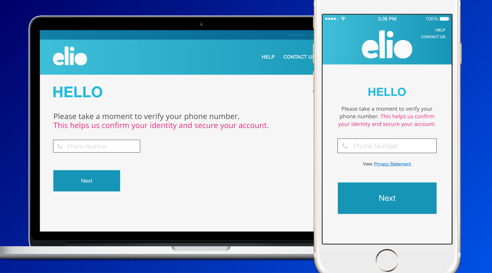 elio app phone verification