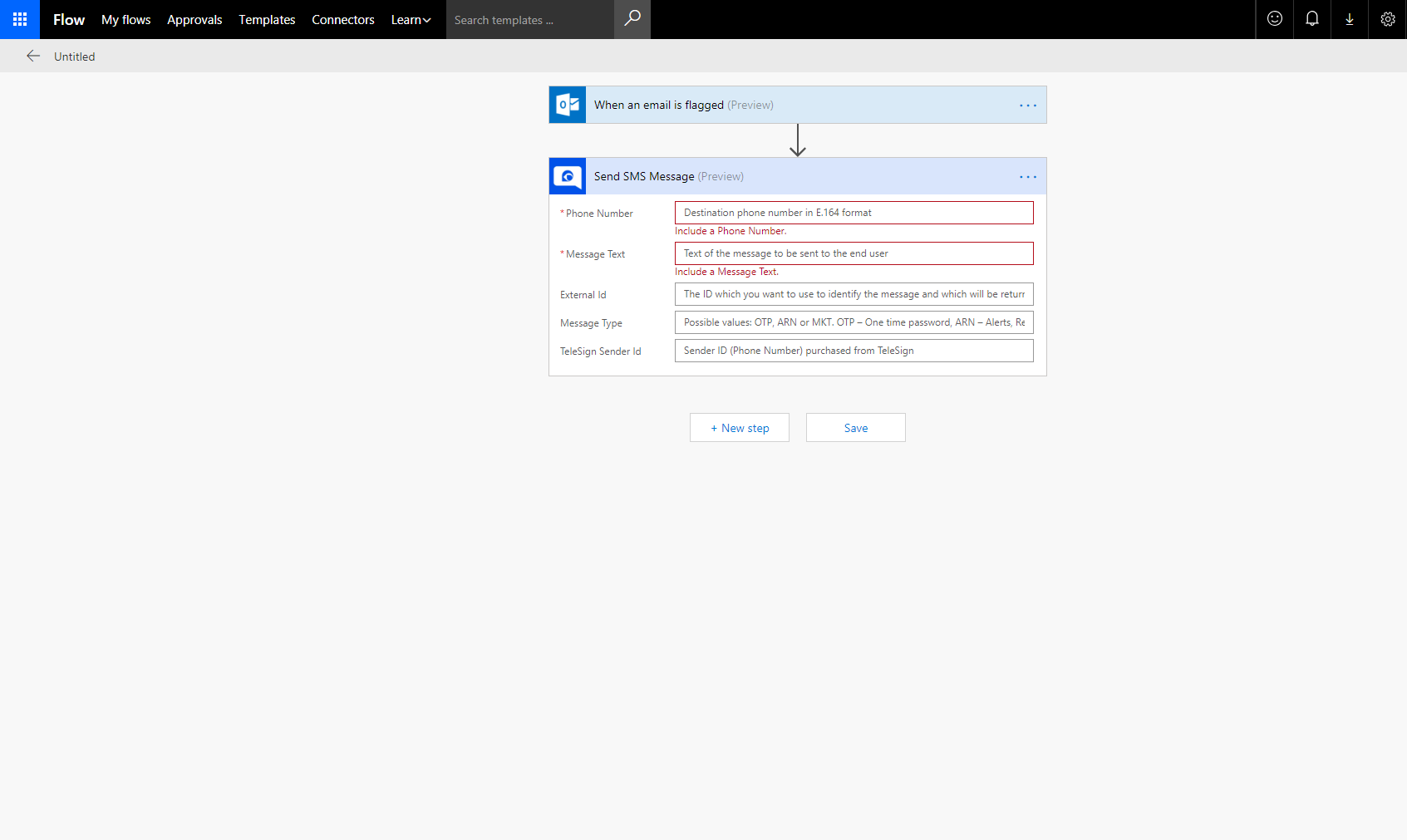 TeleSign SMS Connector