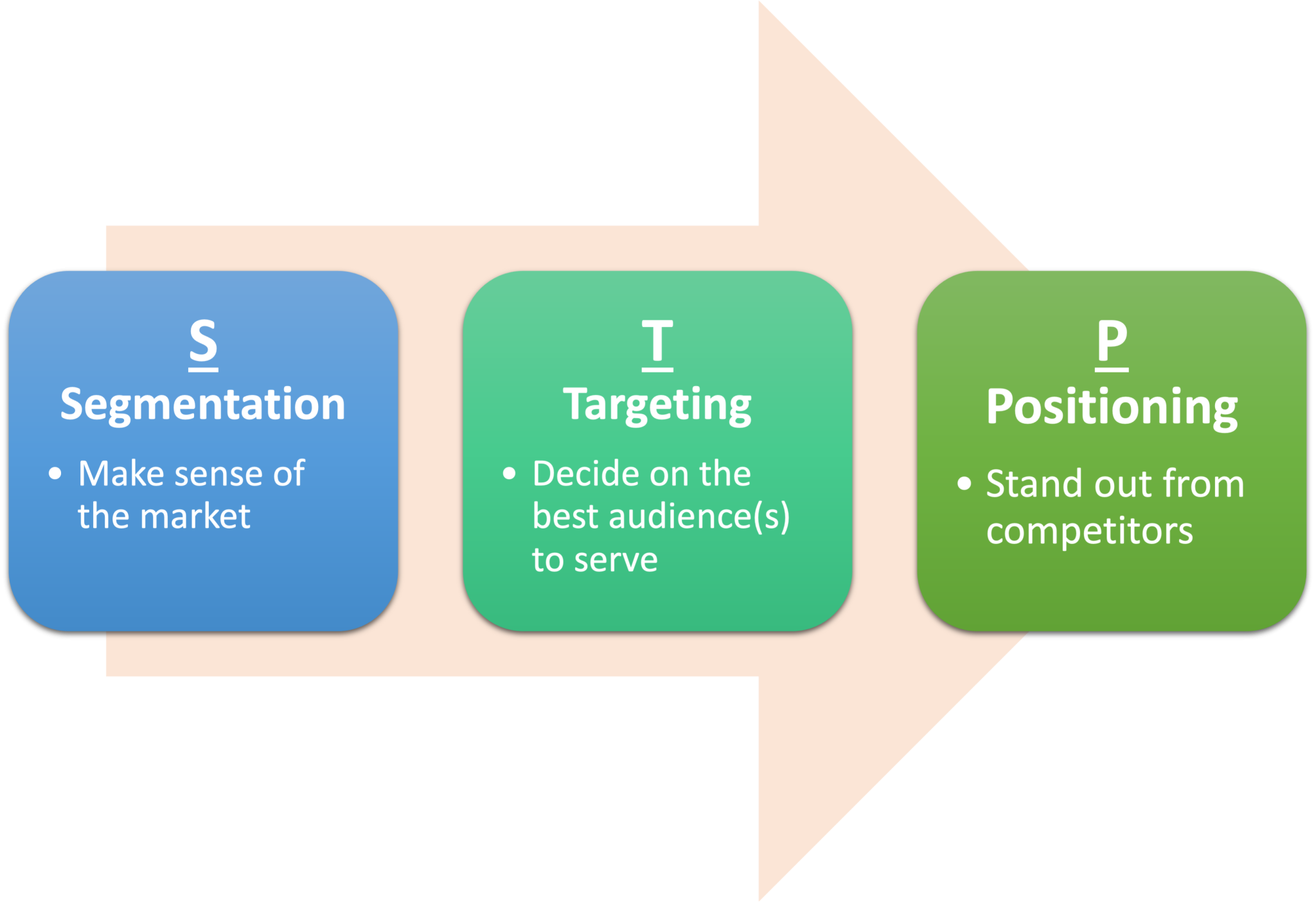 Segmentation, targeting, and positioning framework for defining audience strategy