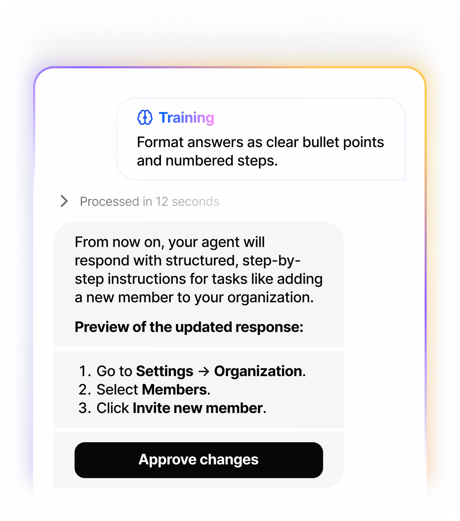The AI Chatbot that can actually support users