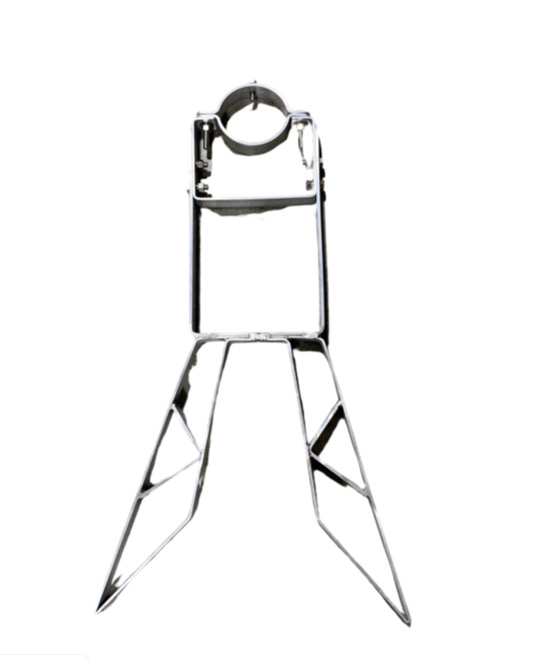 HIGH WIND GUARD ADJ 5" STAINLESS STEEL HARDWARE