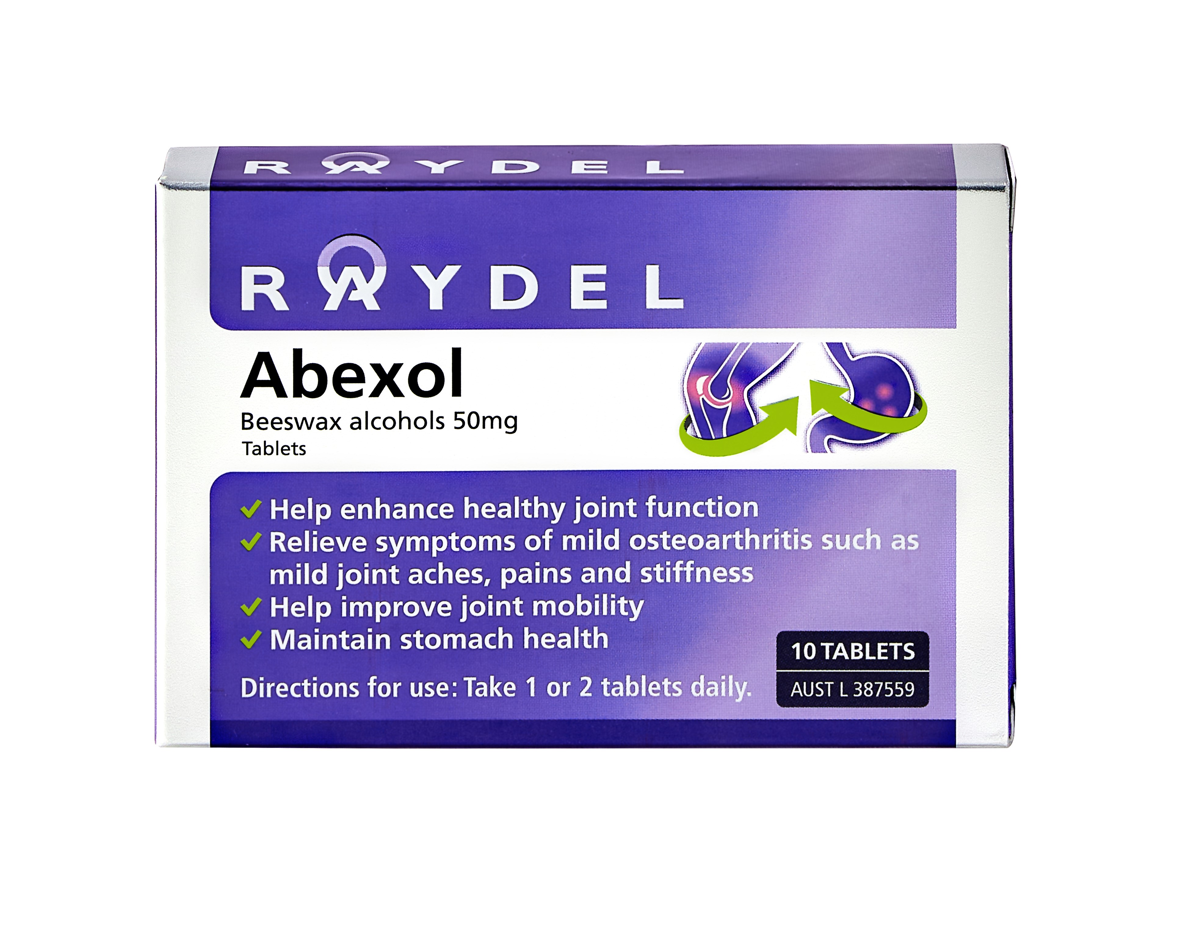 Abexol 50mg 10 tablets