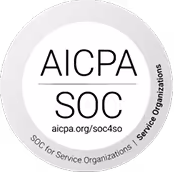 a white circle with black text