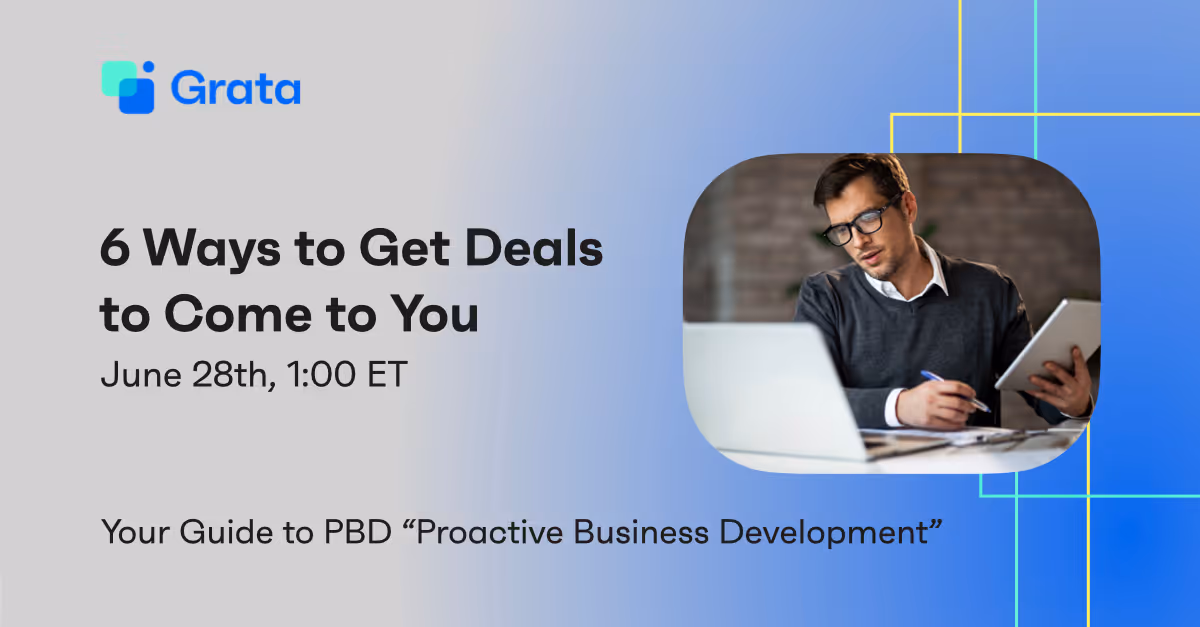 (Webinar) Proprietary Inbound: 6 Ways to Get Deals to Come to You