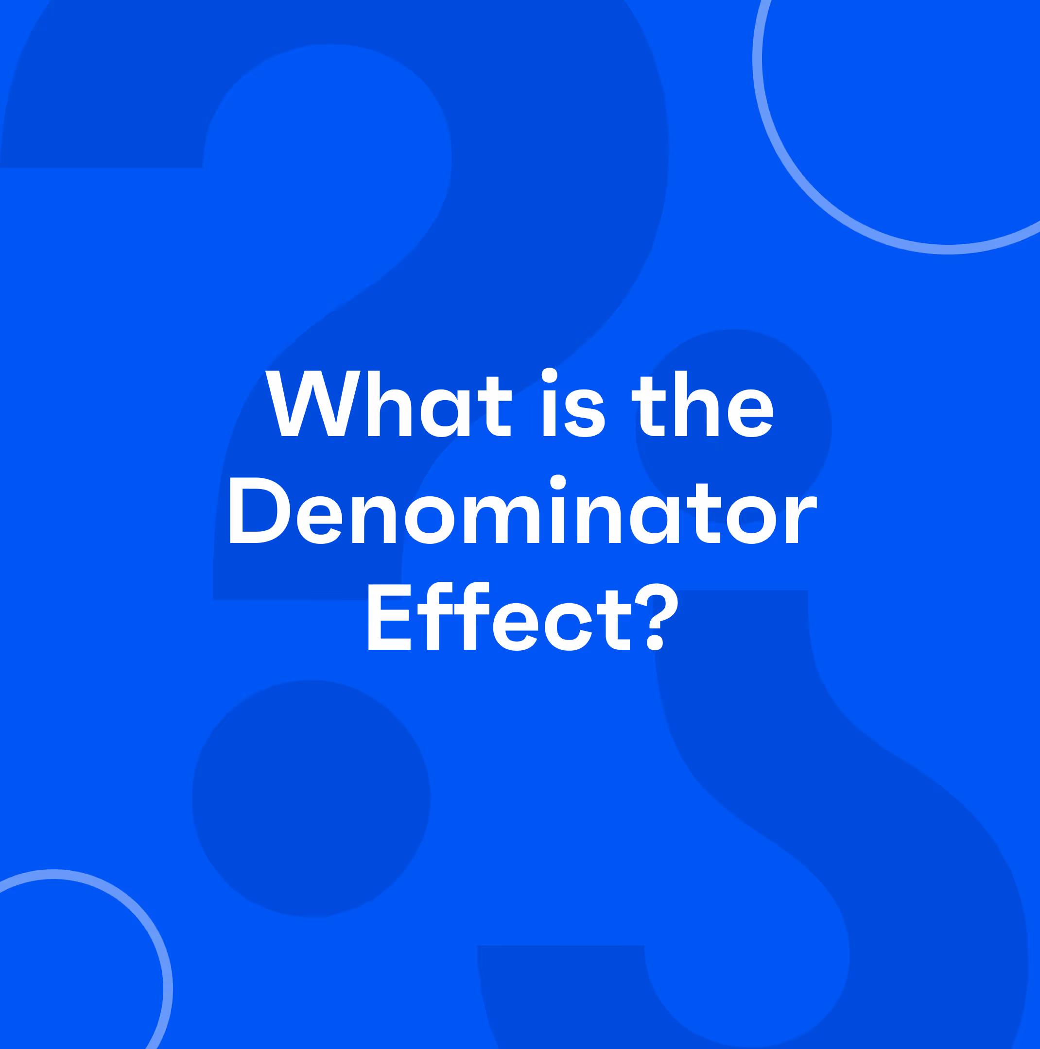 What is the Denominator Effect? And How Will it Impact PE Emerging Fund Managers?