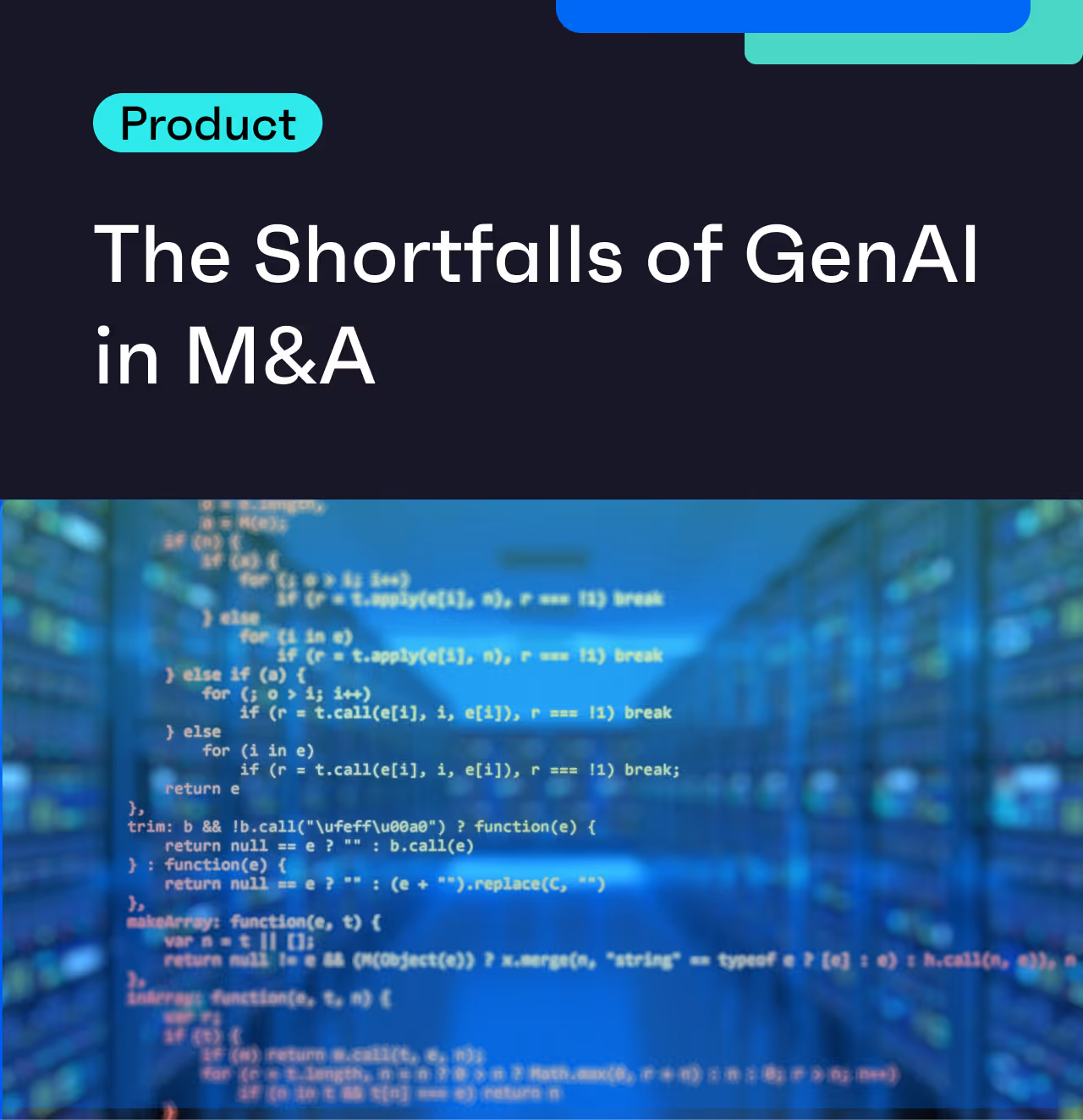 The Shortfalls of GenAI in M&A