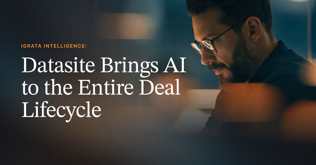 Datasite Brings AI to the Entire Deal Lifecycle – from Target to Transaction  