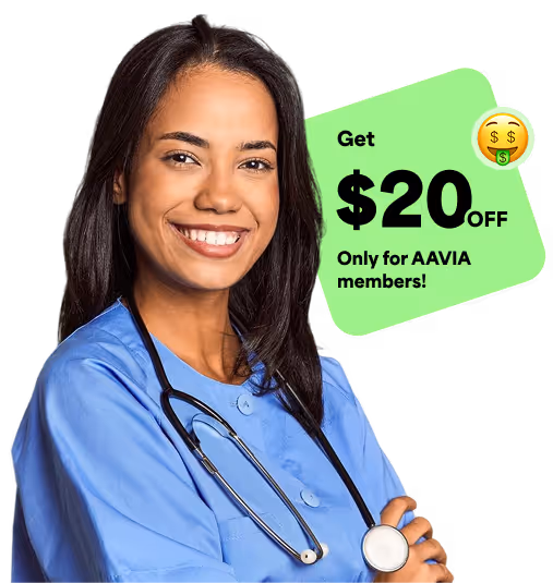 get 20$ off only for aavia members
