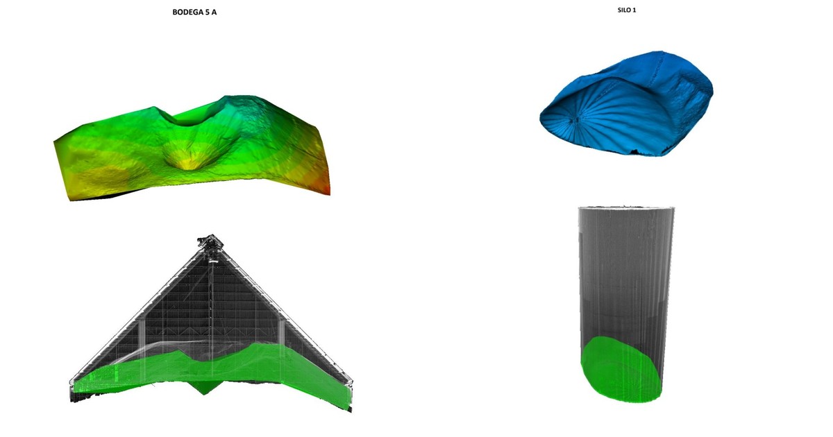 Medición volumétrica de inventario de materia prima con escaneo láser 3D — Juárez Thompson 3D
