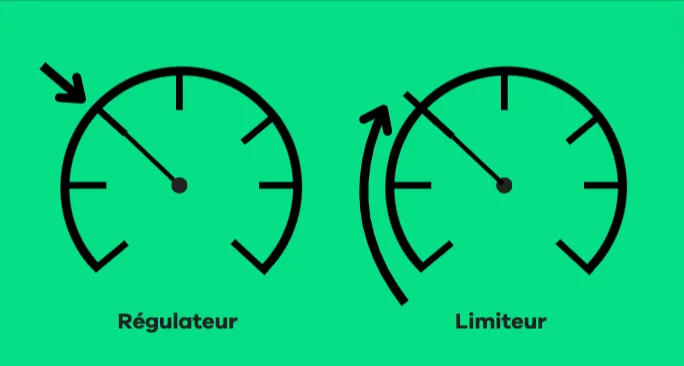 Différence entre régulateur et limiteur de vitesse ?