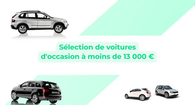 Sélection de voitures d'occasion à moins de 13 000 €