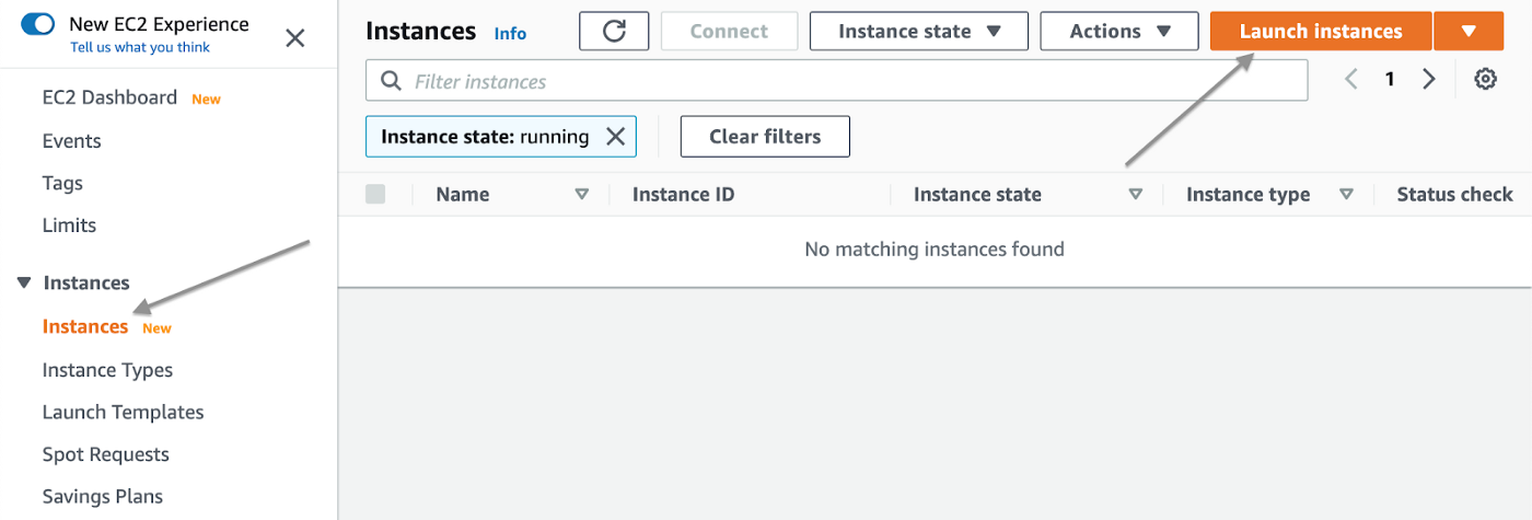 EVentStoreDB Cluster AWS  Launch Instances