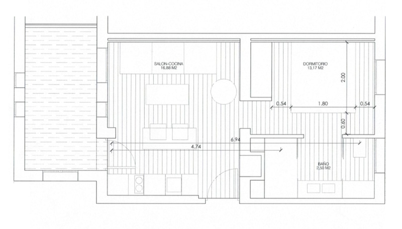 Plan of the apartment